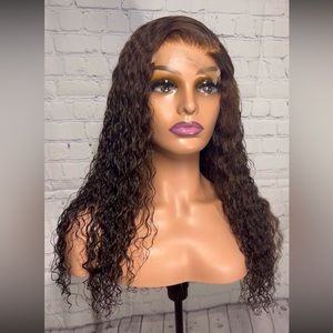 18” 4x4 transparent closure wig